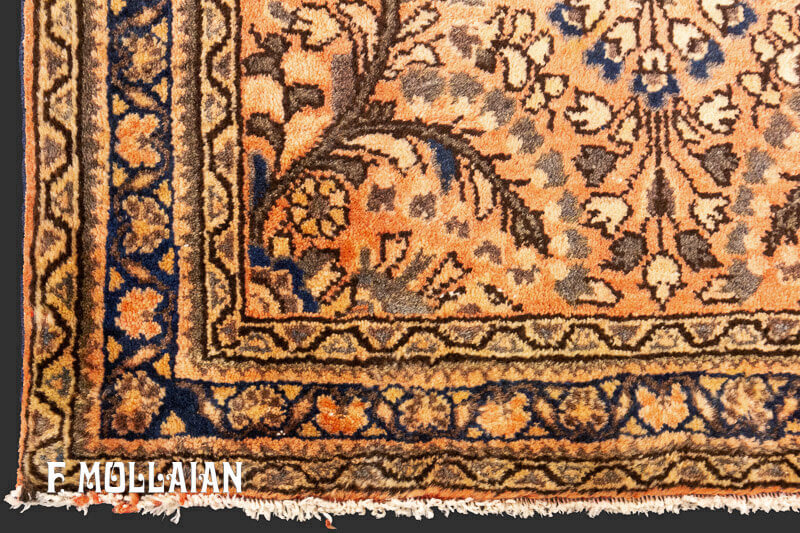 Small Antique Persian Saruk Rug n°:37885994